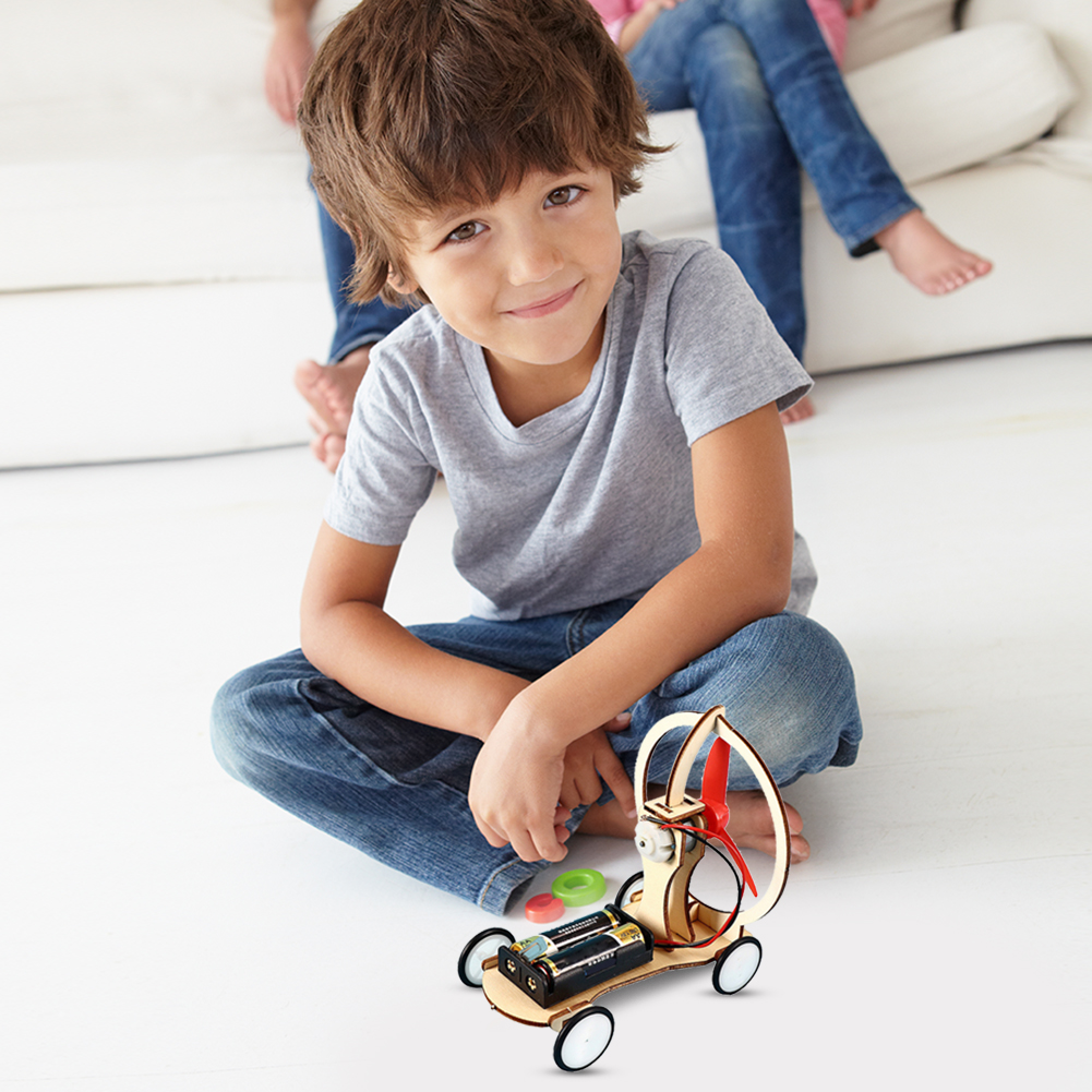 Kids & Toys Expo Saudi Arabia - DIY Electric Wind Car Toys Kids