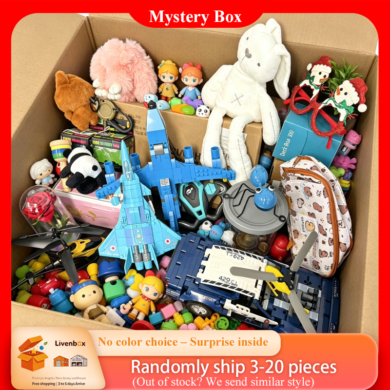 Kids Toys Blocks - Building Block Mystery Box, Random Mini