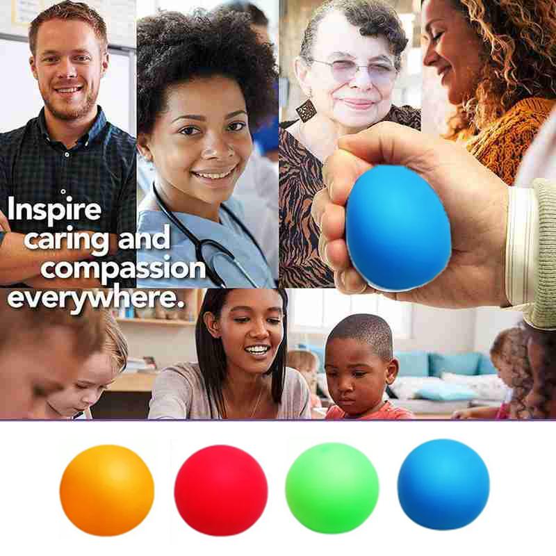 Kids Toys Play - Glitter Flour Stress Balls Colorful Squeeze