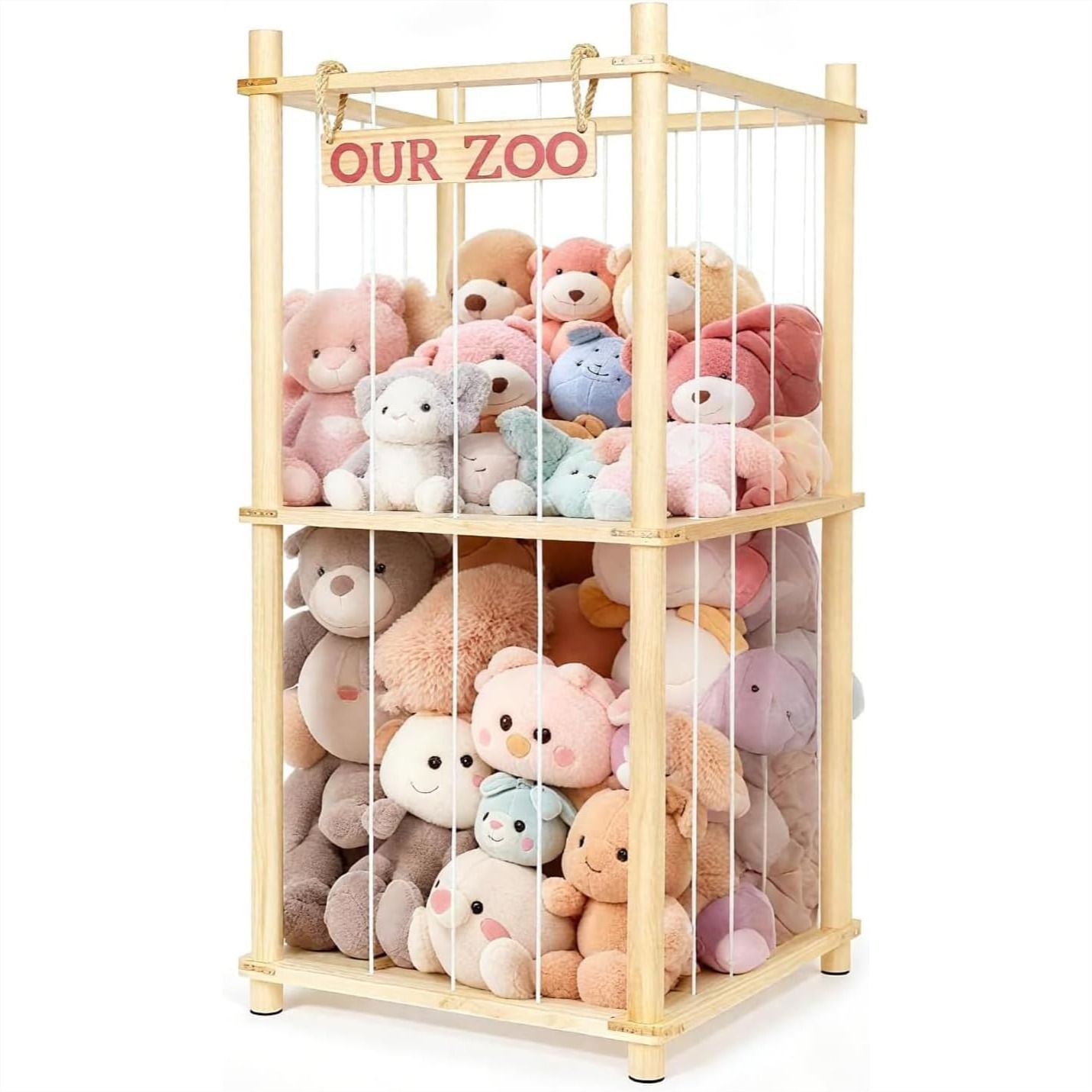 Kids & Toys Expo Saudi Arabia - Stuffed Animal Storage with Elastic Cords,