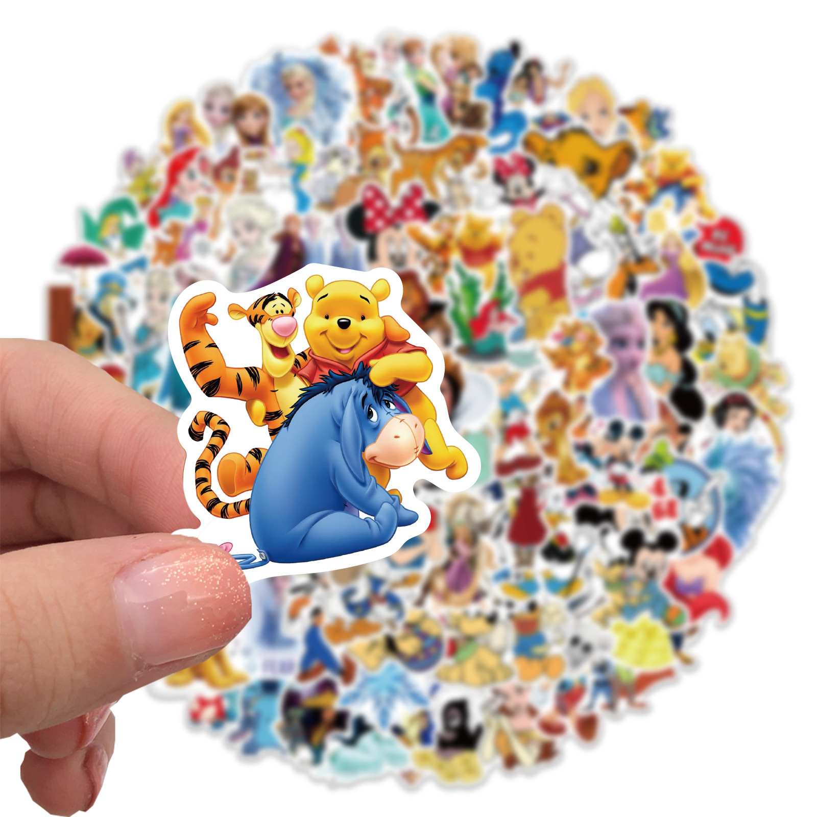 100PCS  Cute Mix Cartoon Anima - Kids Toys Laptop ulasan dan harga