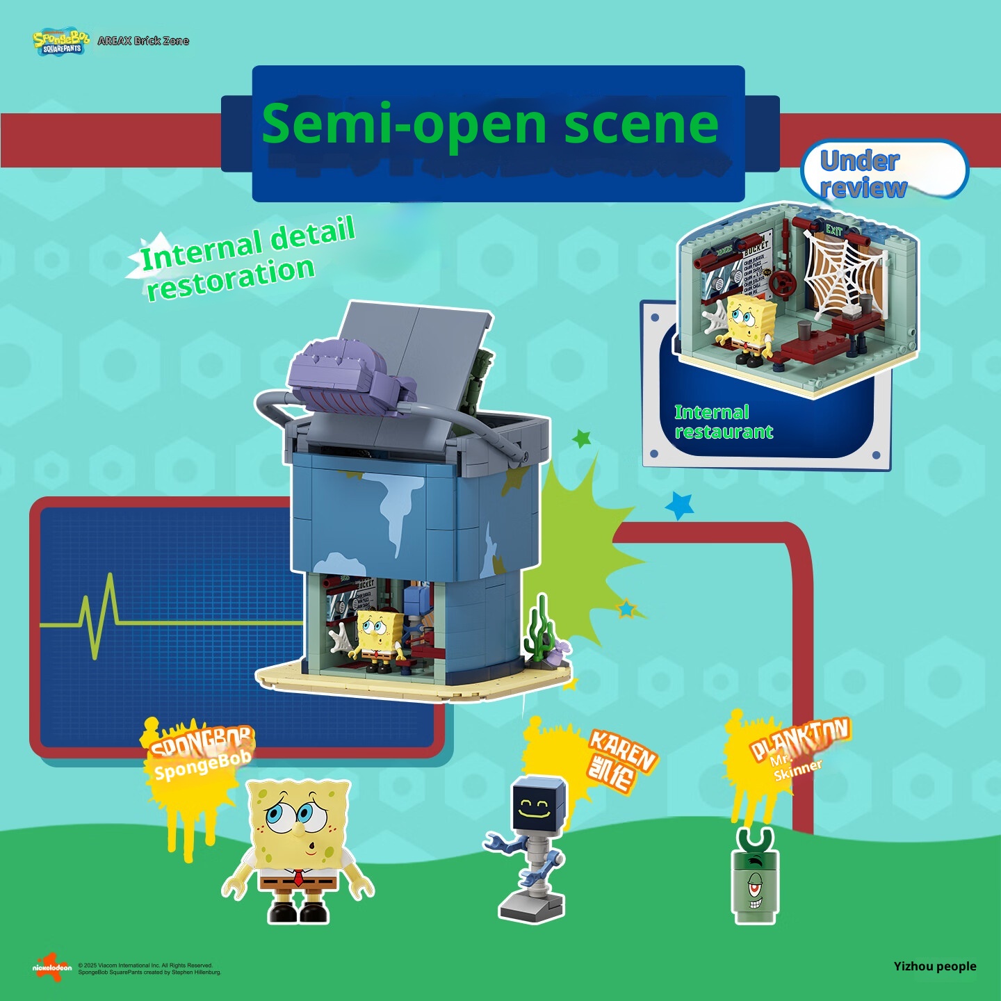 Spongebob Bikini Bottom Drivin - Kids Toys Blocks ulasan dan harga