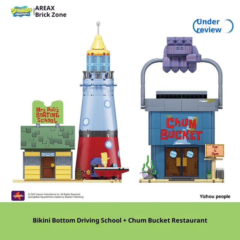 Spongebob Bikini Bottom Drivin - Kids Toys Blocks ulasan dan harga