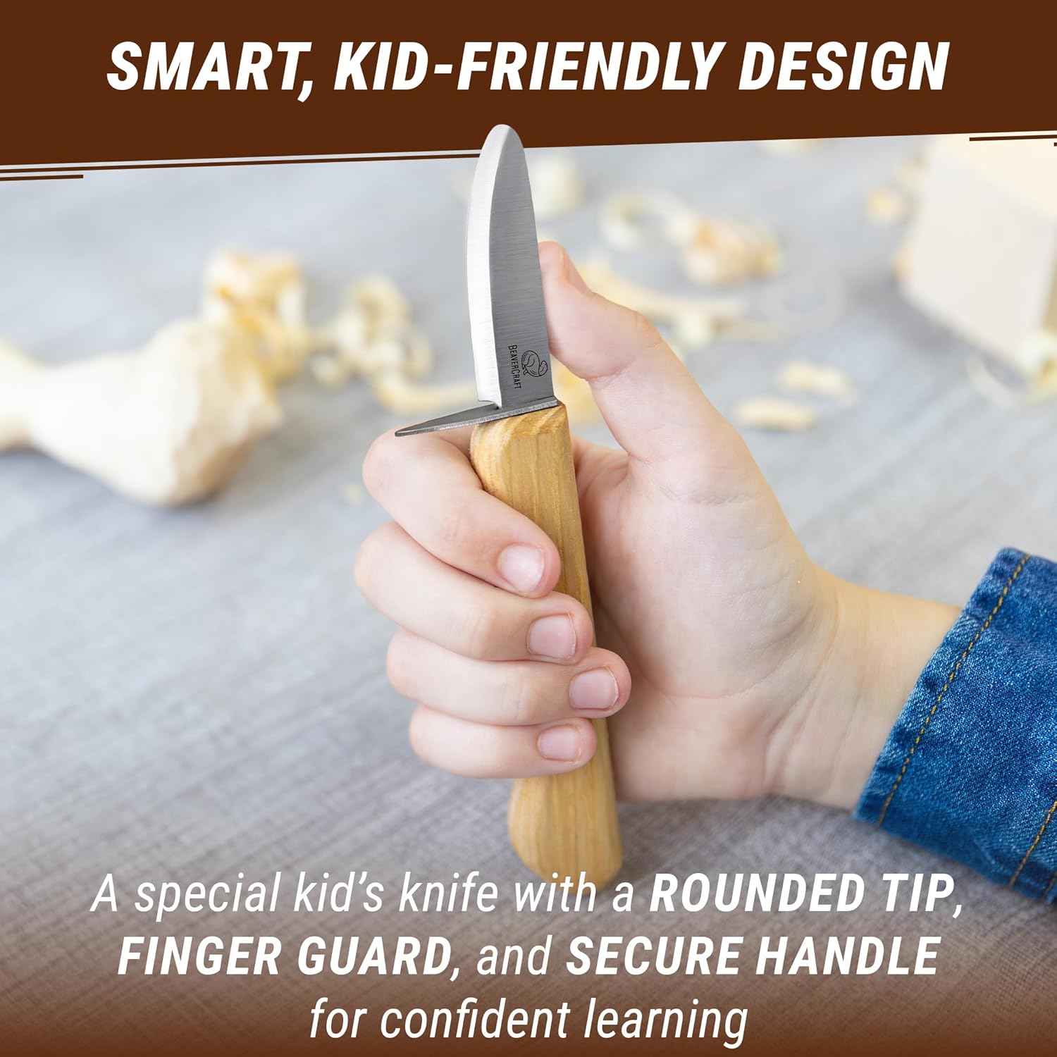 Safe Wood Carving Knife for Ki - Kids & Toys Expo Saudi Arabia ulasan dan harga