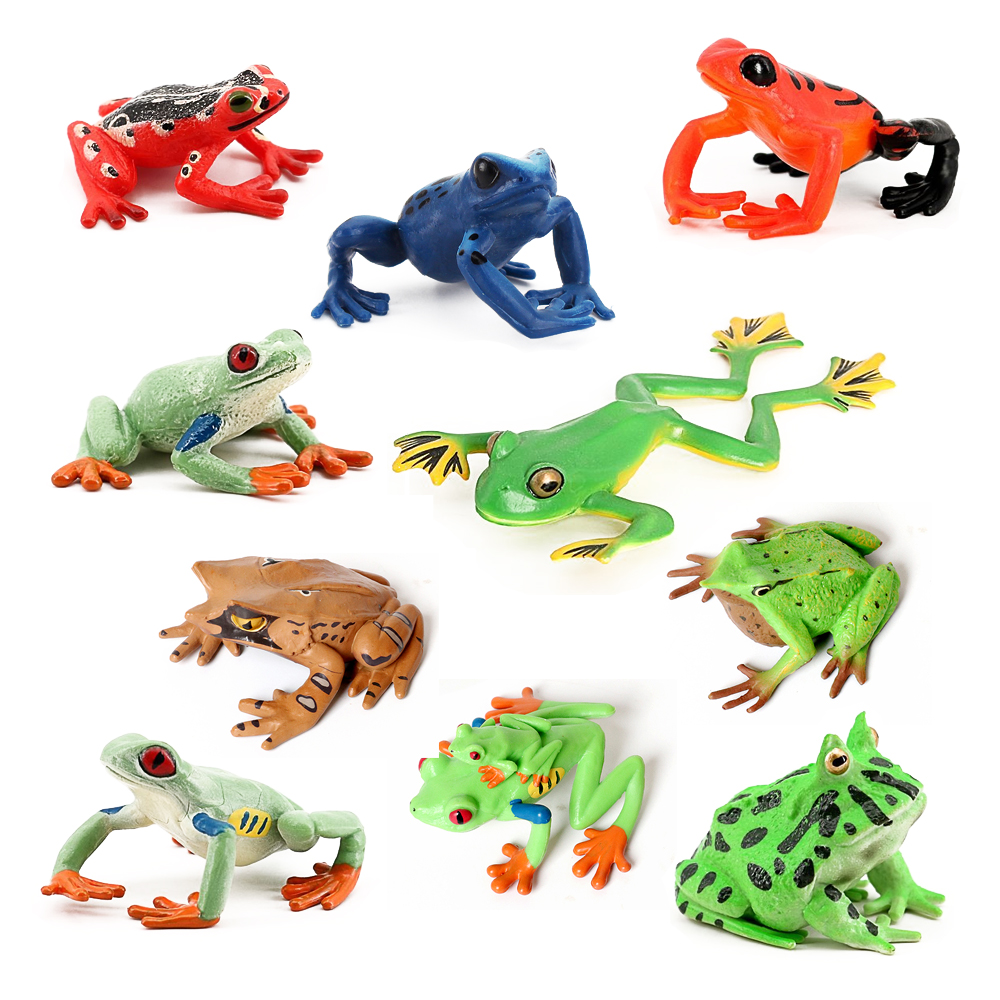 Rainforest Animals Frogs Figur - Kids Toys Reviews ulasan dan harga