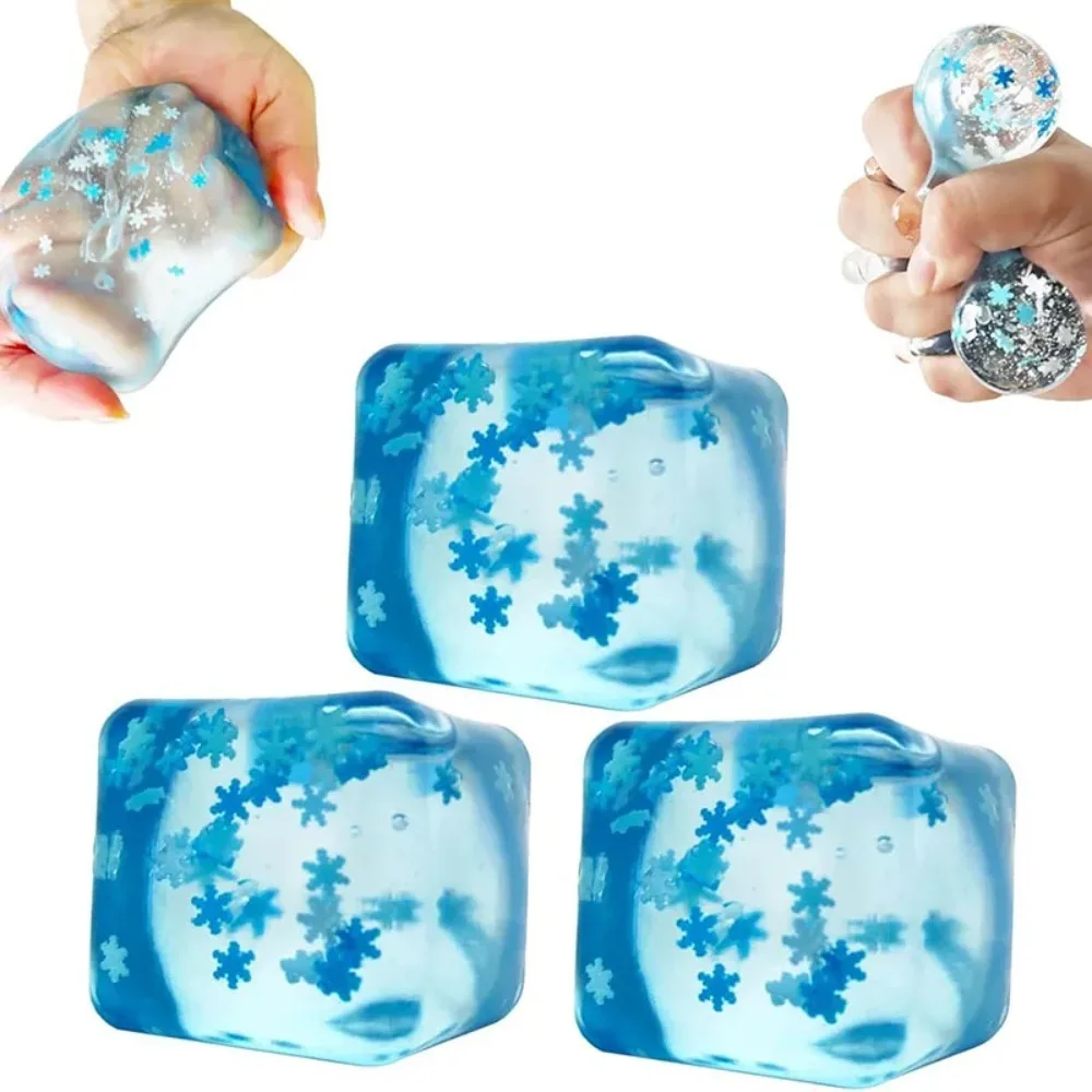 1pcs Squishy Ice Cube Fidget T - Kids Toys Easter ulasan dan harga