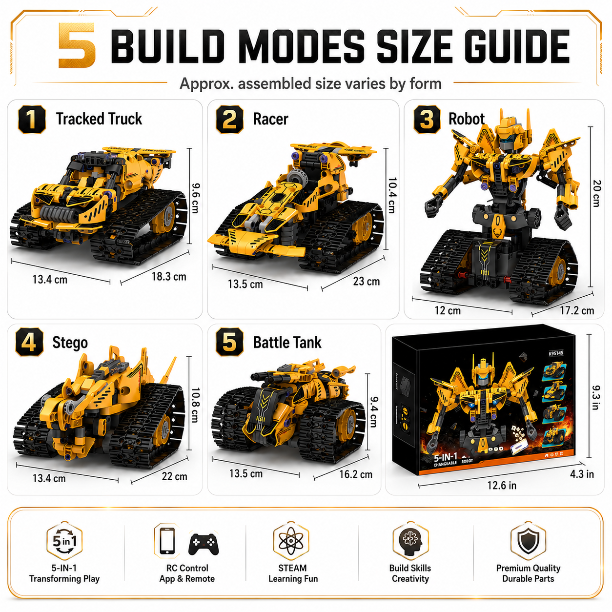 Programmable Transformable Rob - Kids Toys Blocks ulasan dan harga
