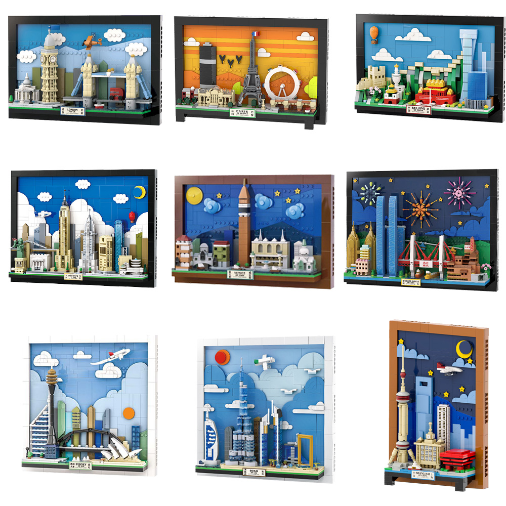 City Postcard Building Blocks  - Kids Toys Dubai ulasan dan harga