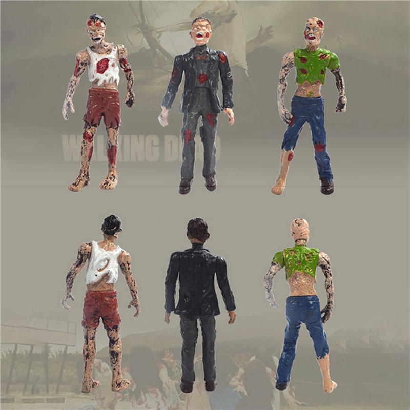 12Pcs/Lot 10CM The Walking Dea - Kids Zombie Toys ulasan dan harga