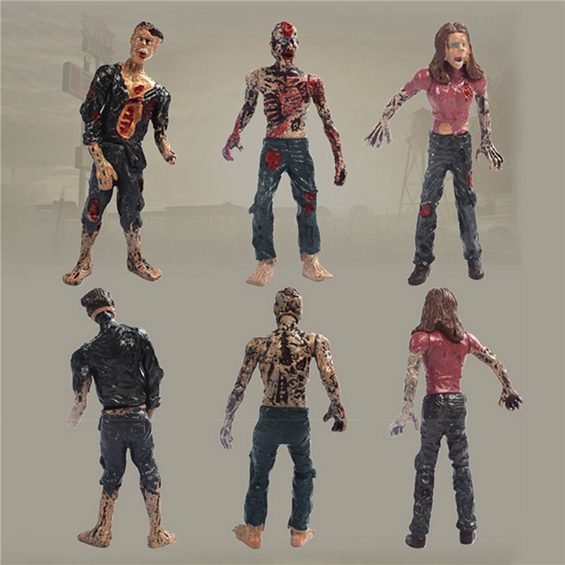 12Pcs/Lot 10CM The Walking Dea - Kids Zombie Toys ulasan dan harga