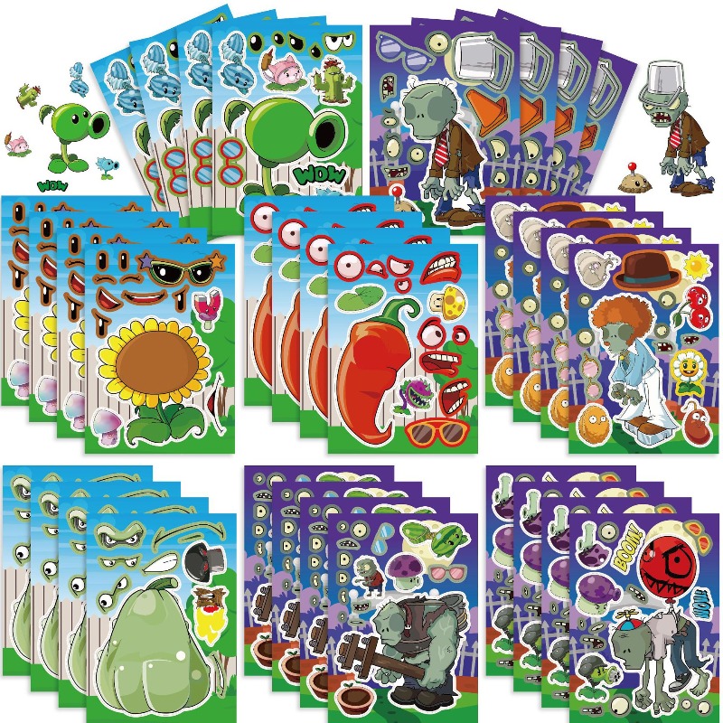 16pcs Plants Vs. Zombies Game  - Kids Zombie Toys ulasan dan harga