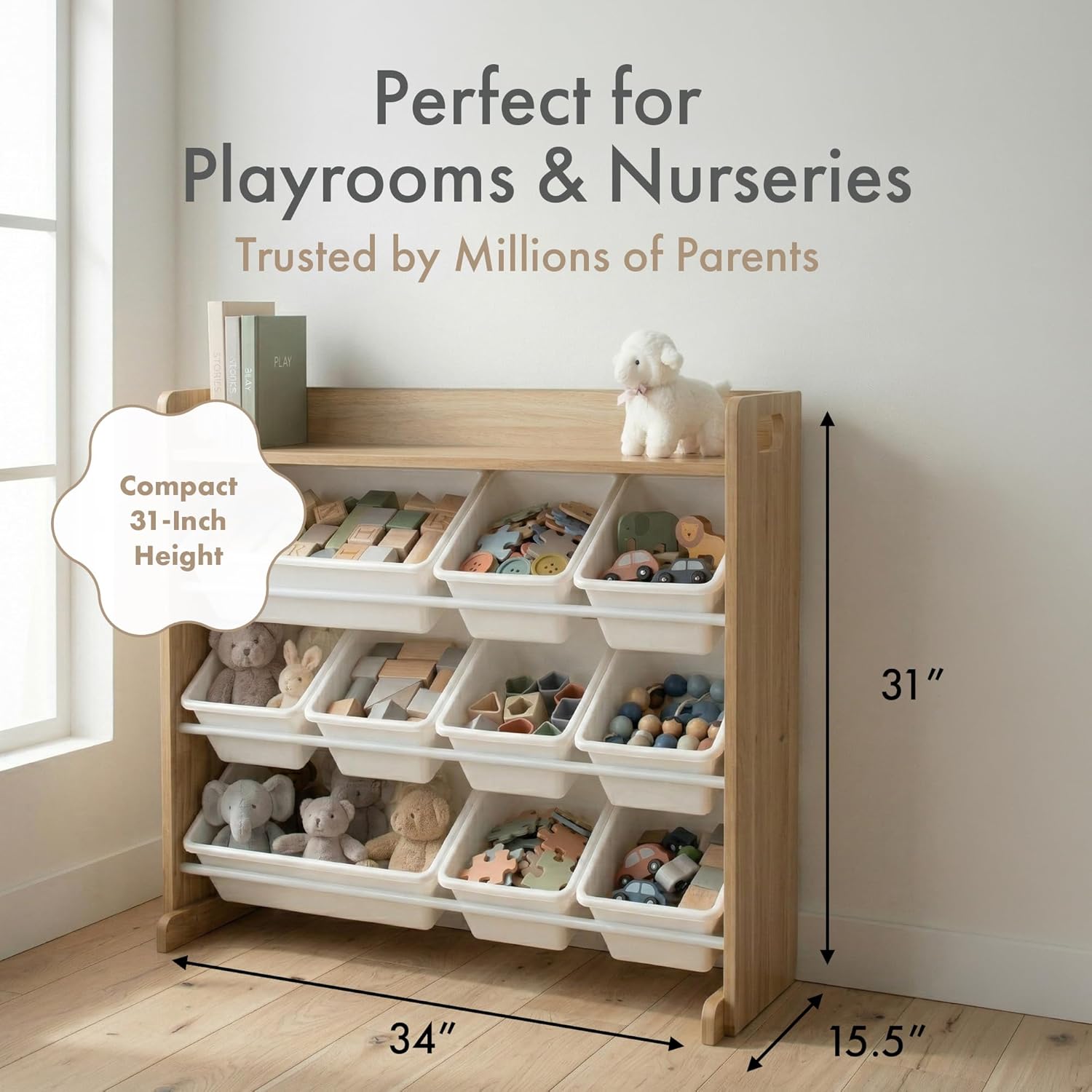 3-Tier Toy Storage Organizer w - Kids & Toys Expo Saudi Arabia ulasan dan harga