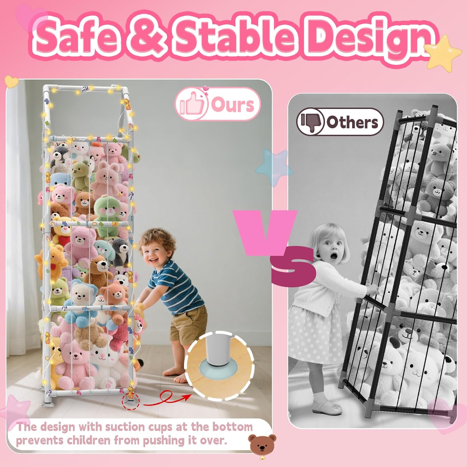 Stuffed Animal Storage with Su - Kids & Toys Expo Saudi Arabia ulasan dan harga
