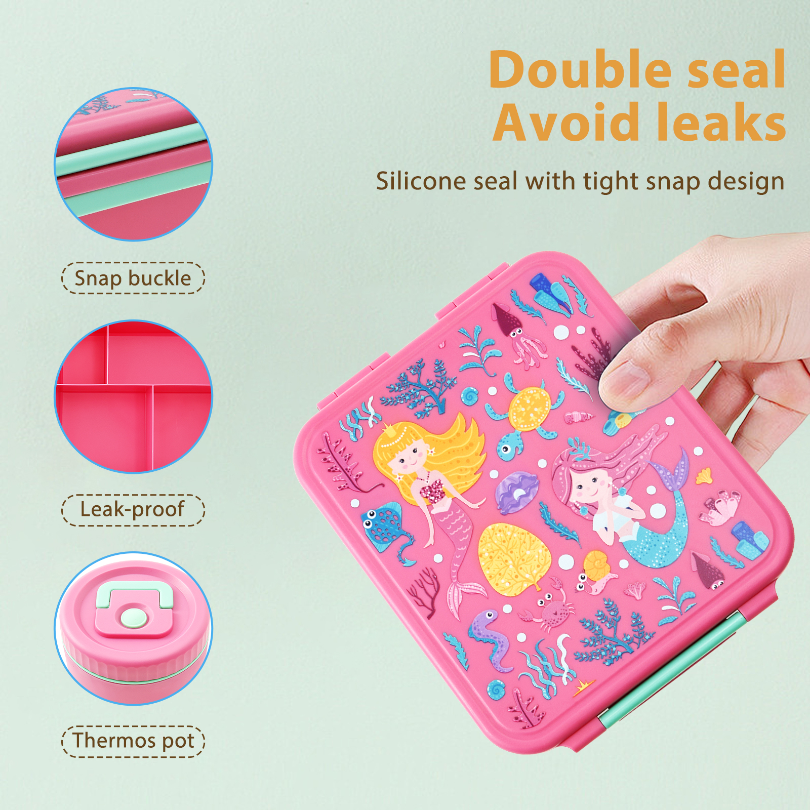 Food Container for Kids 1700ml - Kids & Toys Expo Saudi Arabia ulasan dan harga