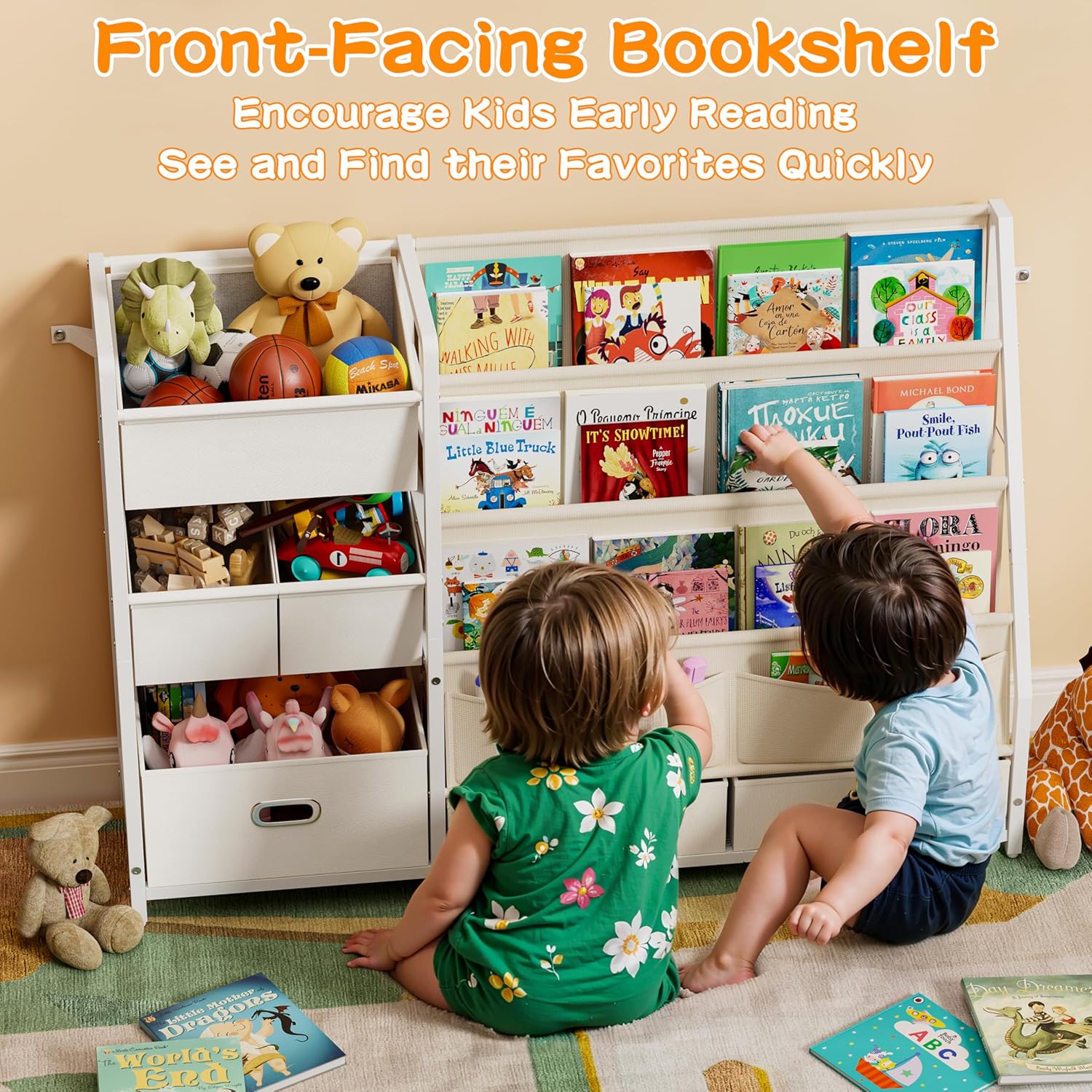 Kids Bookshelf and Toy Storage - Kids & Toys Expo Saudi Arabia ulasan dan harga