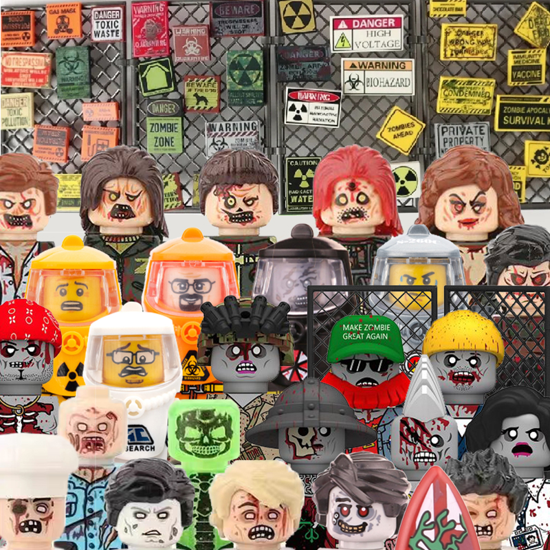 MOC City Zombies Figures Build - Kids Zombie Toys ulasan dan harga