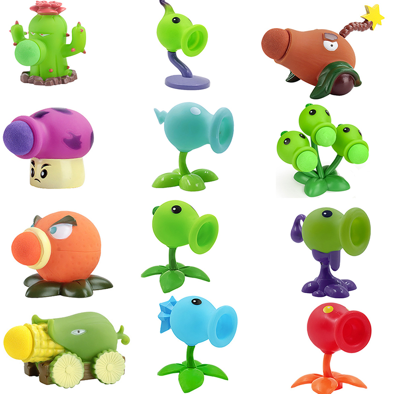 1pcs Plants vs Zombies Peashoo - Kids Zombie Toys ulasan dan harga
