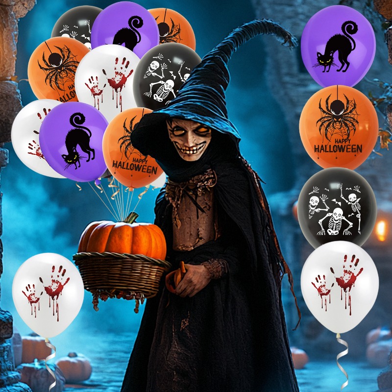 100/10PCS Halloween Balloons S - Kids Toys Easter ulasan dan harga