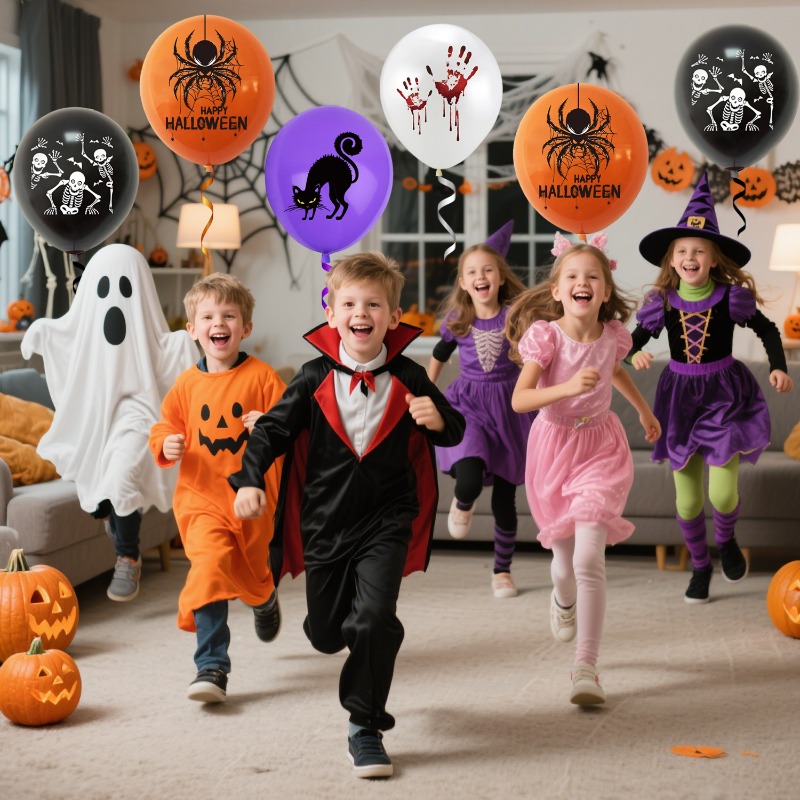 100/10PCS Halloween Balloons S - Kids Toys Easter ulasan dan harga