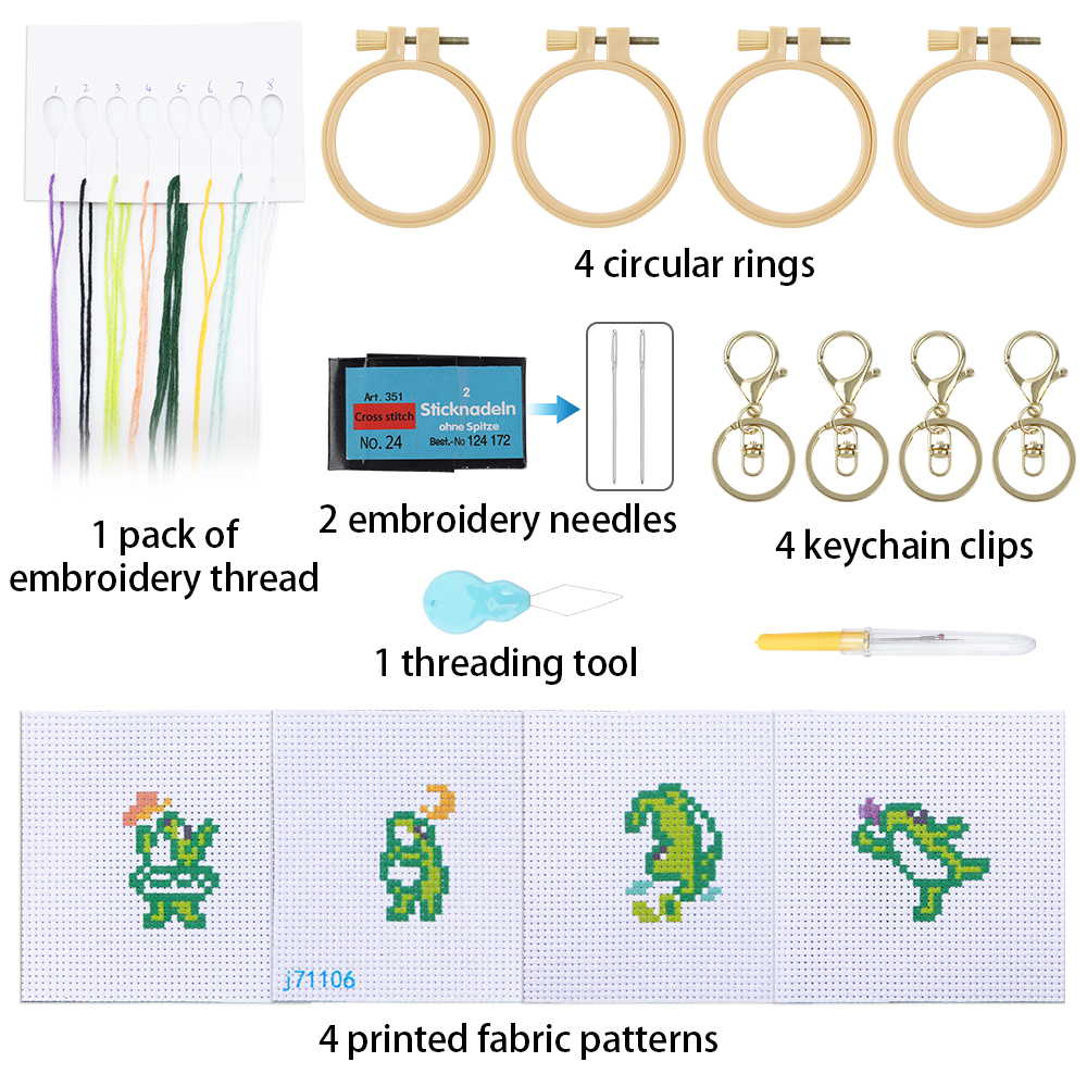 4pcs Embroidery Starter Kit DI - Kids & Toys Expo Saudi Arabia ulasan dan harga