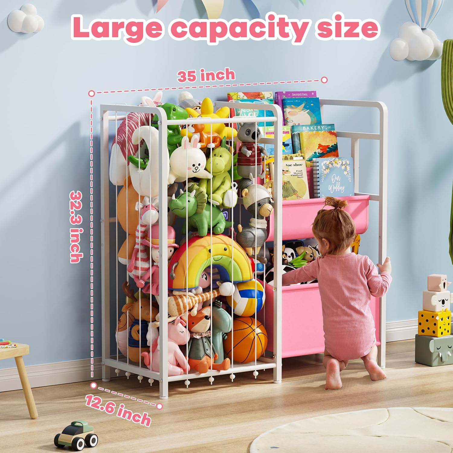 3-Tier Kids Bookshelf and Toy  - Kids & Toys Expo Saudi Arabia ulasan dan harga
