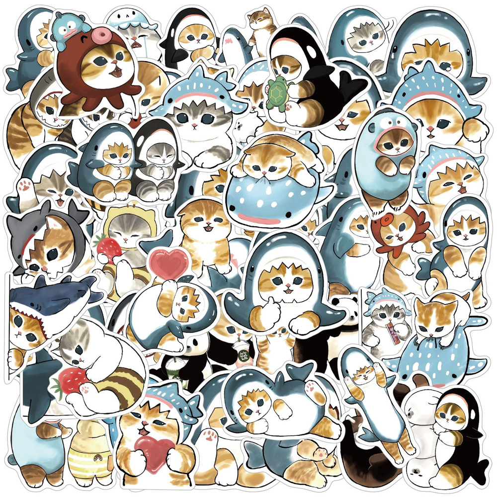 10/30/50pcs Funny Kawaii Cat A - Kids Toys Laptop ulasan dan harga