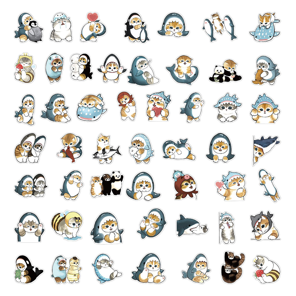 10/30/50pcs Funny Kawaii Cat A - Kids Toys Laptop ulasan dan harga
