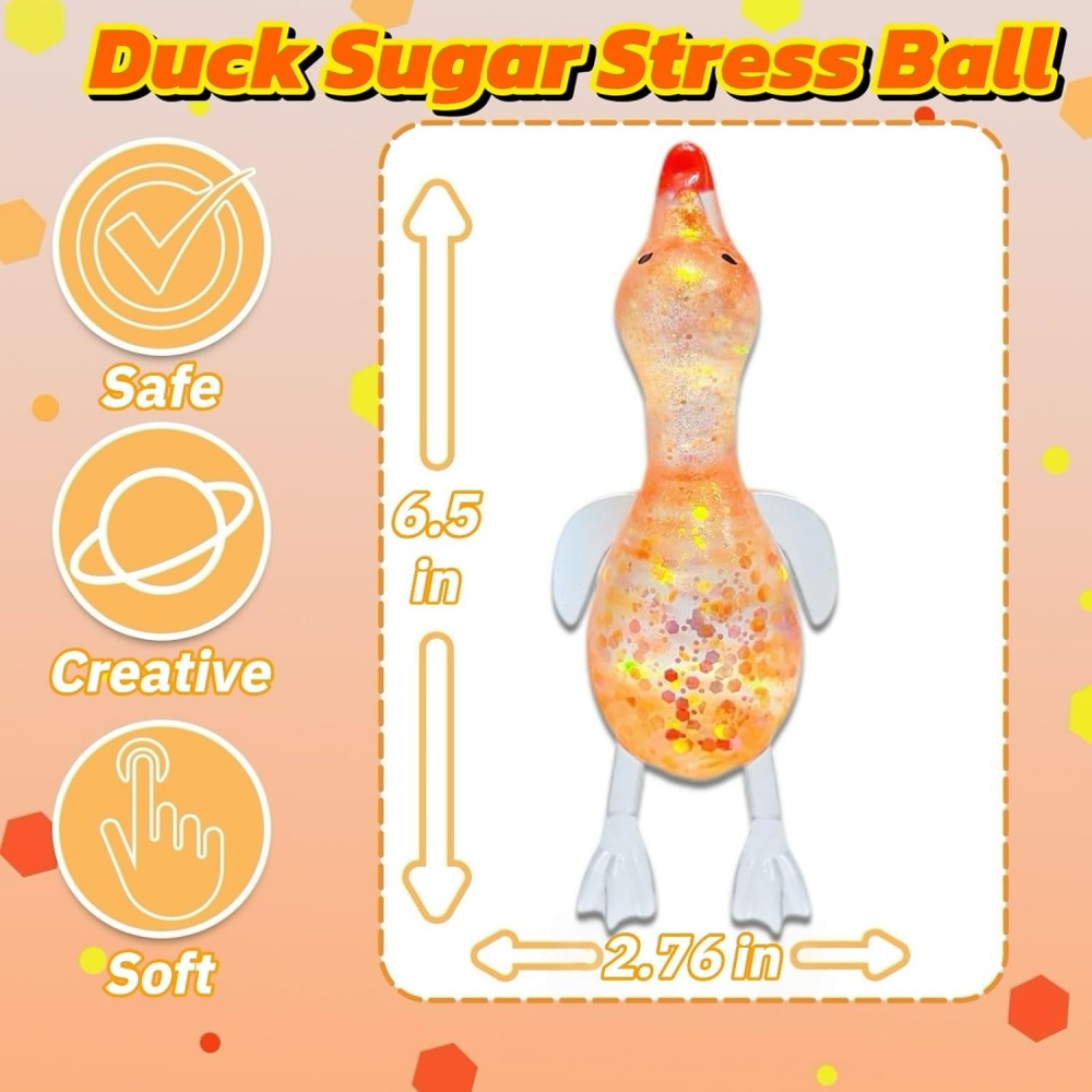 Duck Sugar Stress Ball Squishy - Kids Toys Easter ulasan dan harga