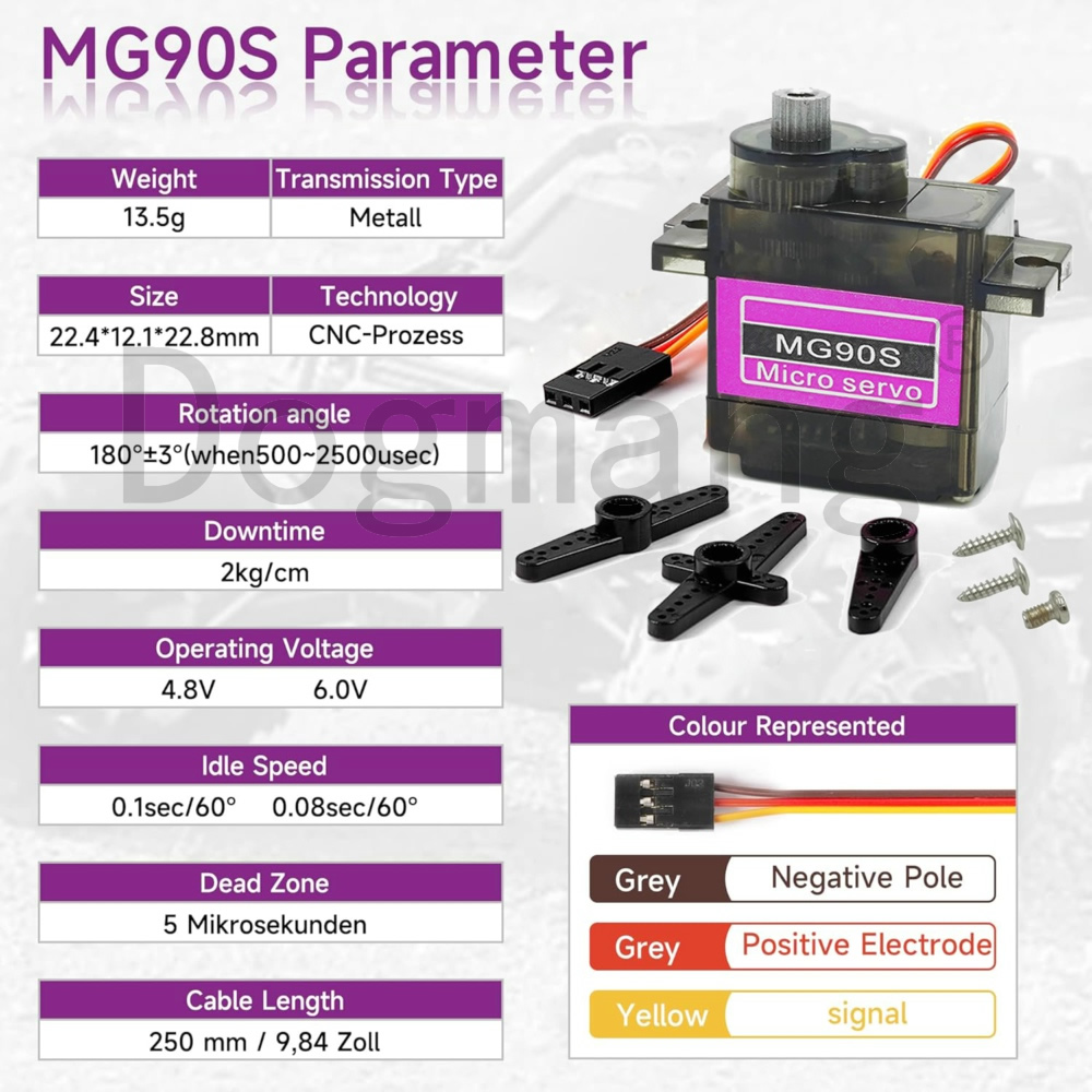 MG90S Servo 1/2/4/10/20/50 Pcs - Kids Toys Remote Car ulasan dan harga