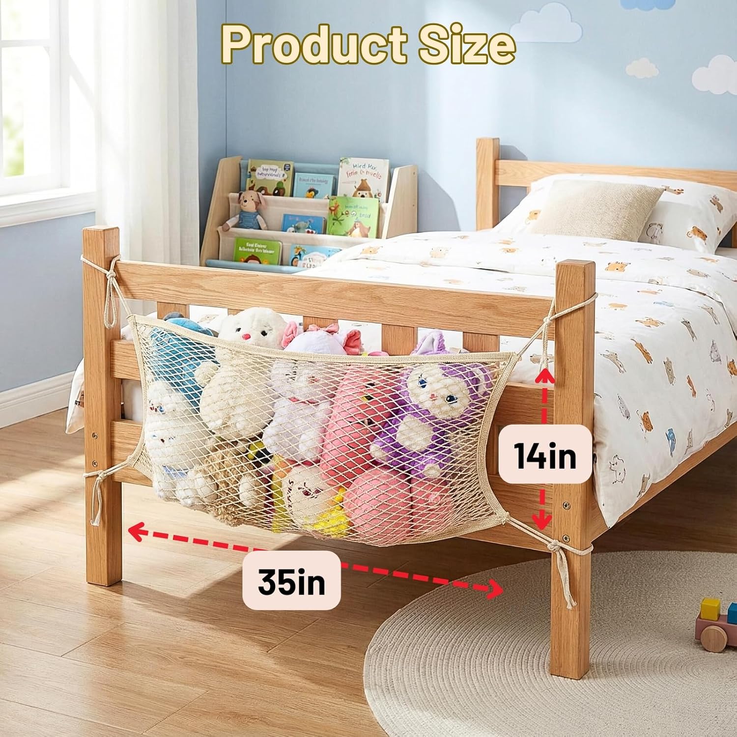 Stuffed Animal Storage Net for - Kids & Toys Expo Saudi Arabia ulasan dan harga