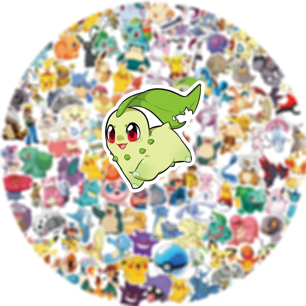 50/100pcs Pokemon Anime Sticke - Kids Toys Laptop ulasan dan harga