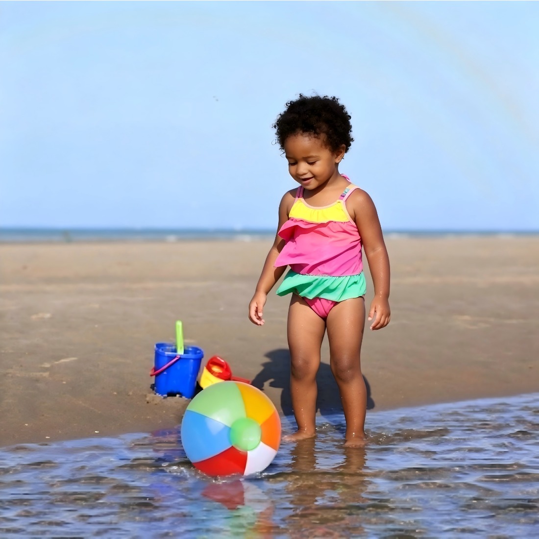 5 Pack Bulk Rainbow Inflatable - Kids Toys Play ulasan dan harga