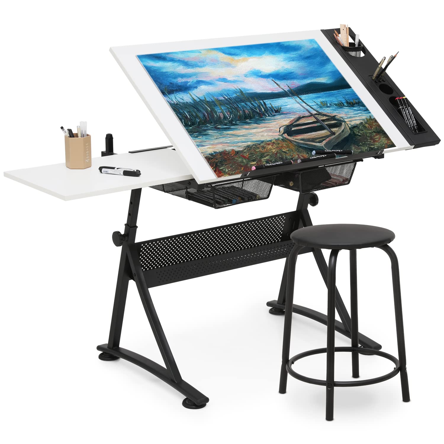 Adjustable Drafting Desk with  - Kids & Toys Expo Saudi Arabia ulasan dan harga