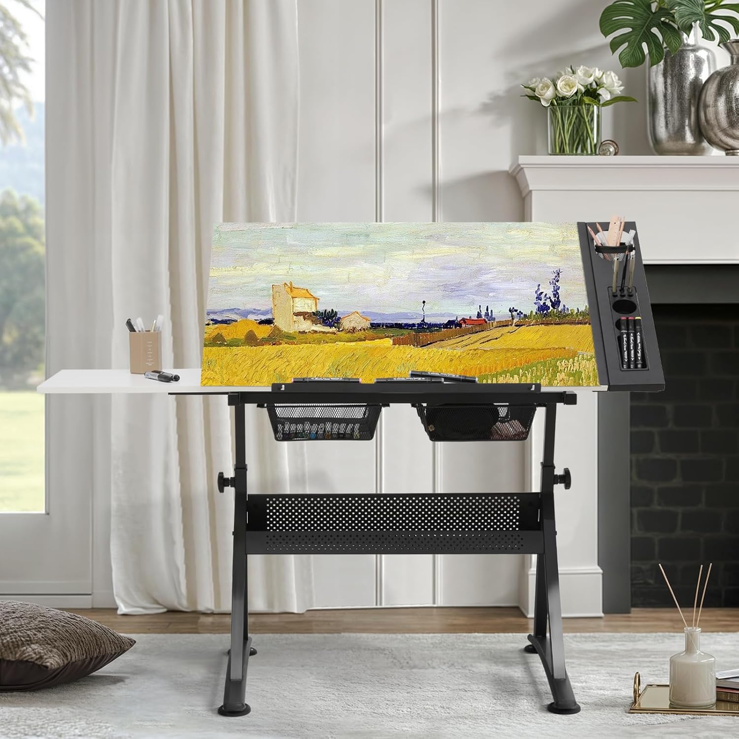Adjustable Drafting Desk with  - Kids & Toys Expo Saudi Arabia ulasan dan harga
