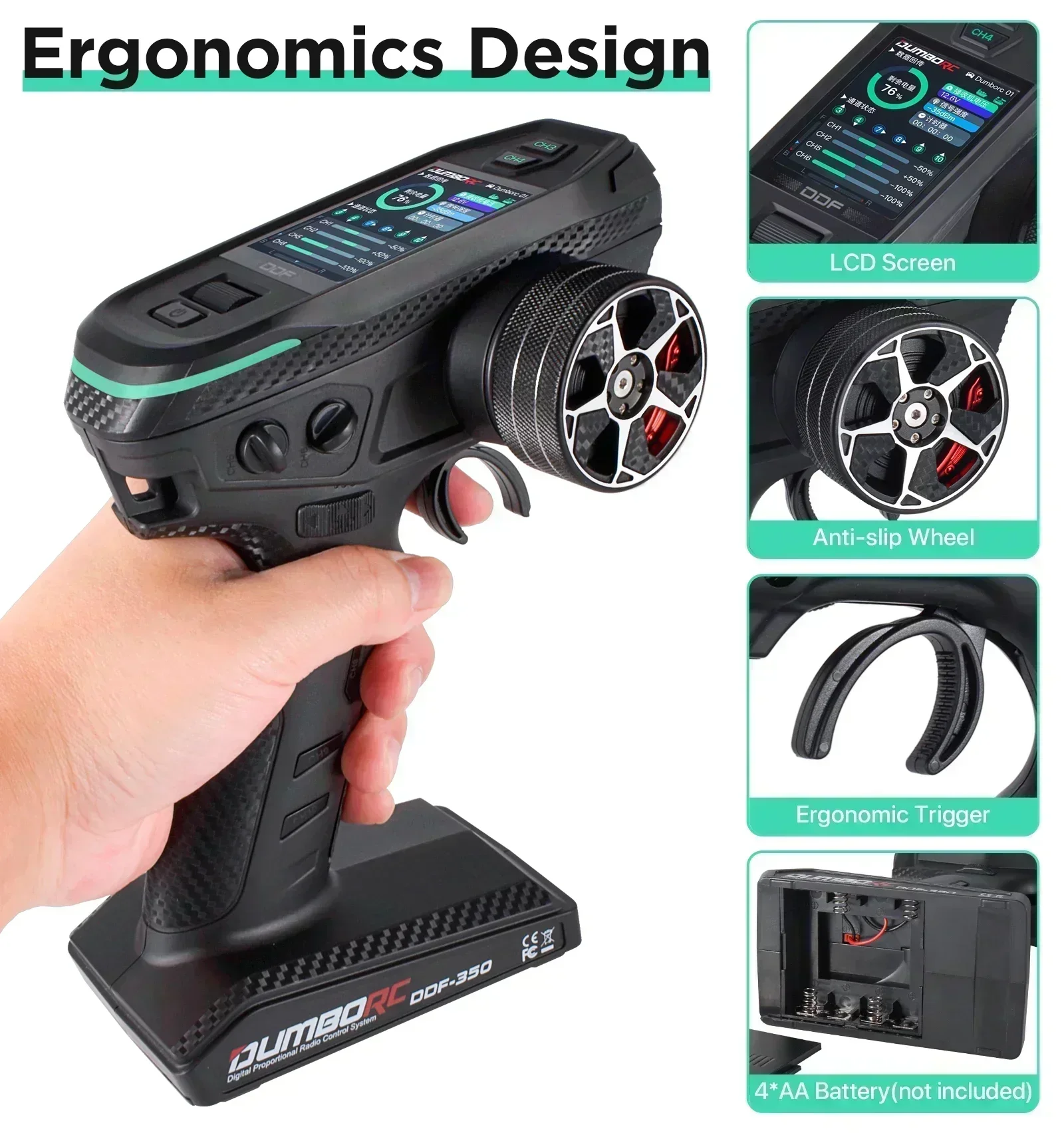 DUMBORC 10CH DDF-350 RC Remote - Kids Toys Remote Car ulasan dan harga