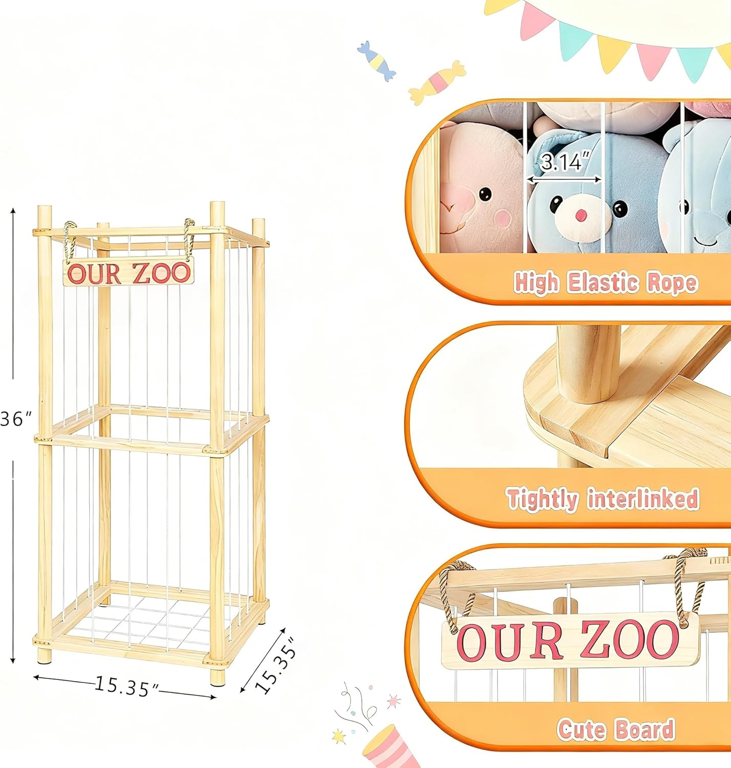 Stuffed Animal Storage with El - Kids & Toys Expo Saudi Arabia ulasan dan harga