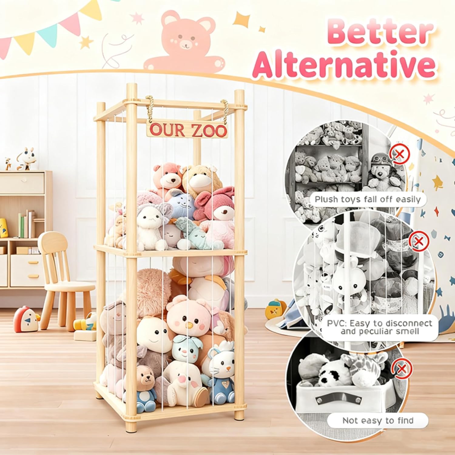 Stuffed Animal Storage with El - Kids & Toys Expo Saudi Arabia ulasan dan harga