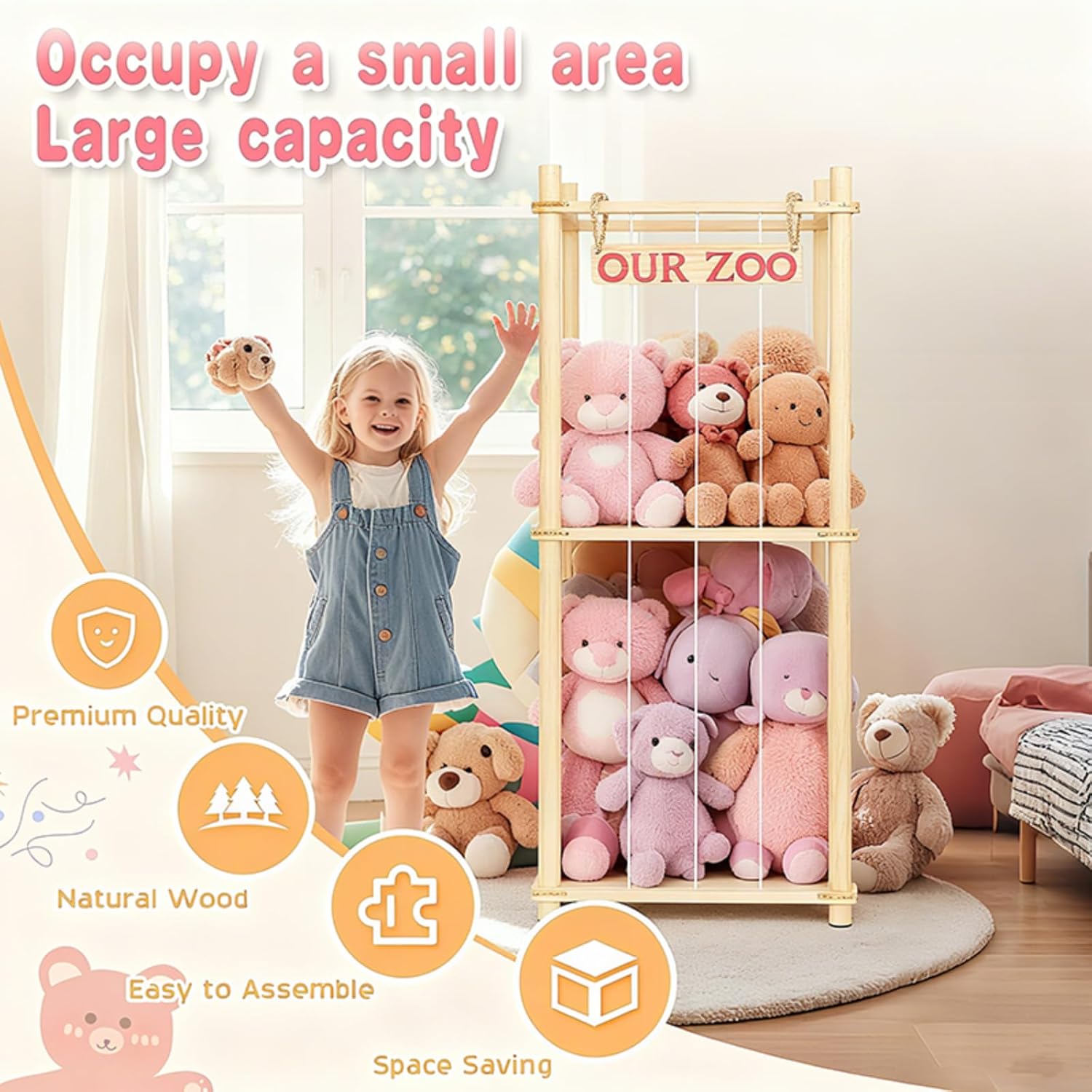 Stuffed Animal Storage with El - Kids & Toys Expo Saudi Arabia ulasan dan harga