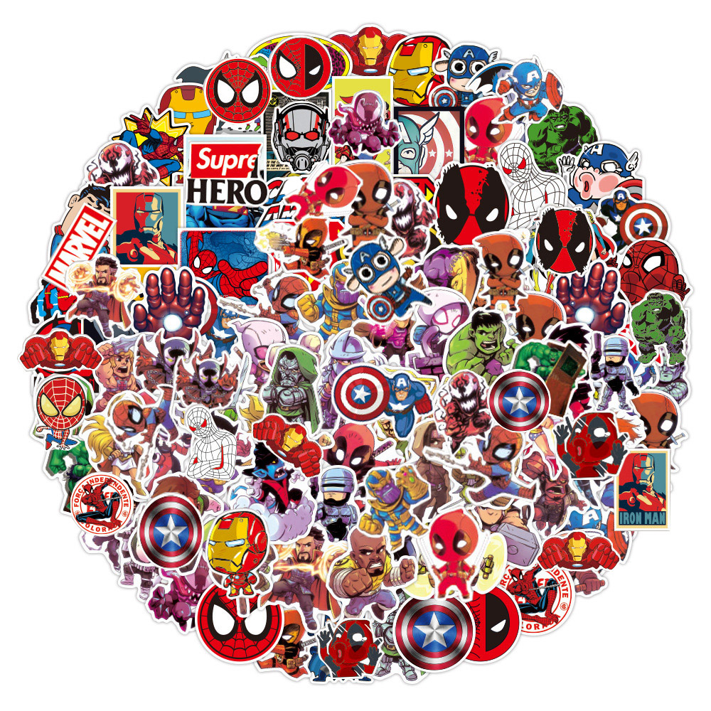 50pcs Disney Marvel The Avenge - Kids Toys Laptop ulasan dan harga