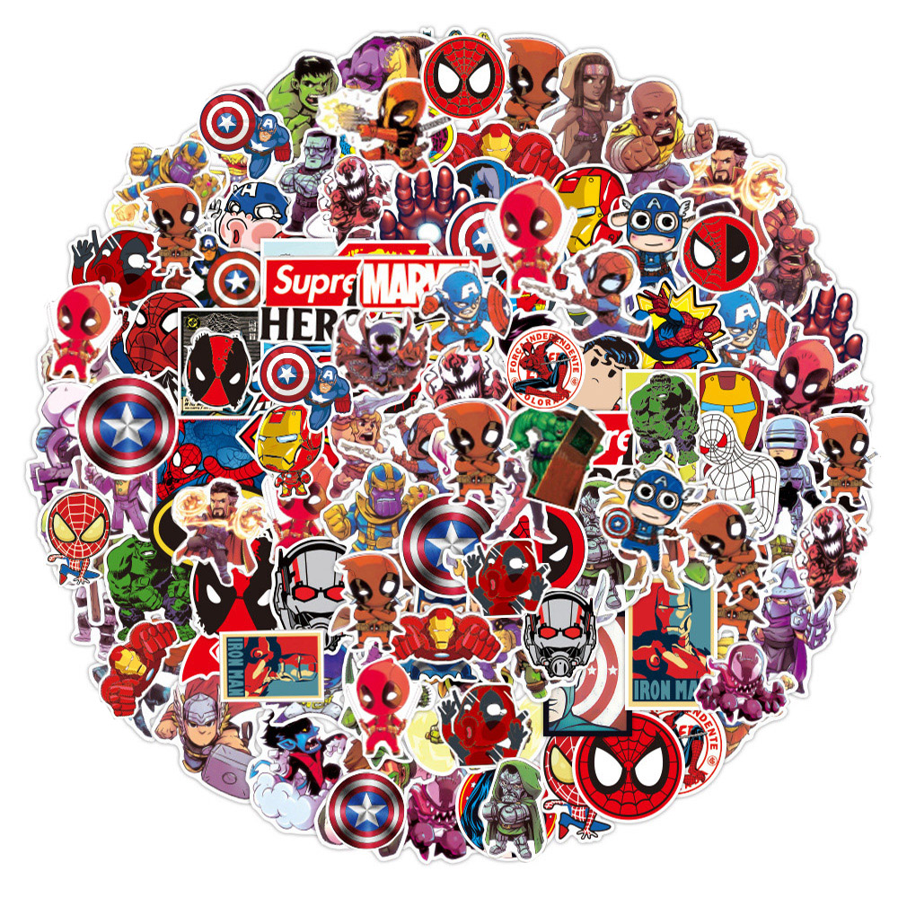 50pcs Disney Marvel The Avenge - Kids Toys Laptop ulasan dan harga