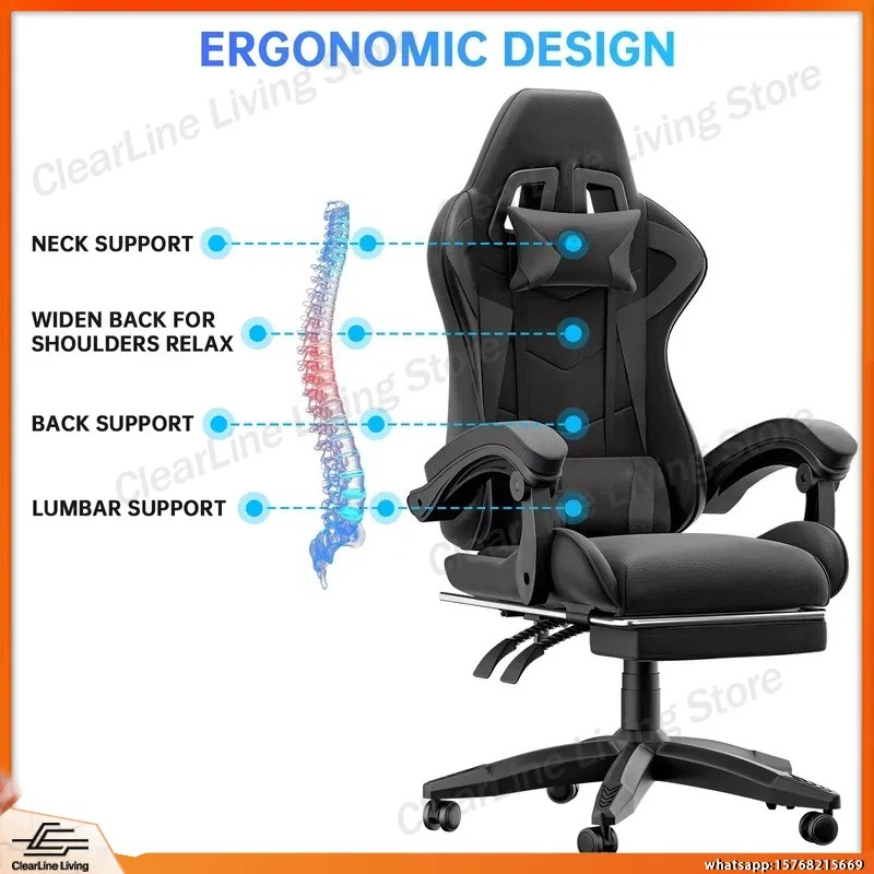 Gaming Chair with Footrest Lum - Kids & Toys Expo Saudi Arabia ulasan dan harga