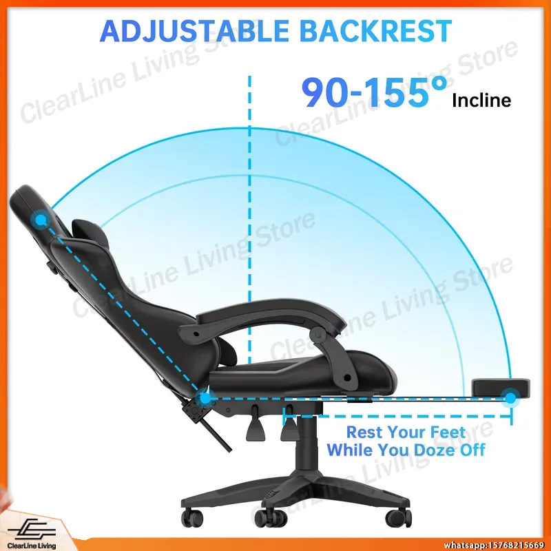 Gaming Chair with Footrest Lum - Kids & Toys Expo Saudi Arabia ulasan dan harga