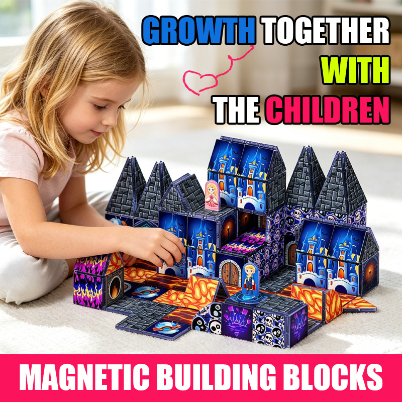 Magnetic Cube Building Blocks  - Kids Toys Blocks ulasan dan harga