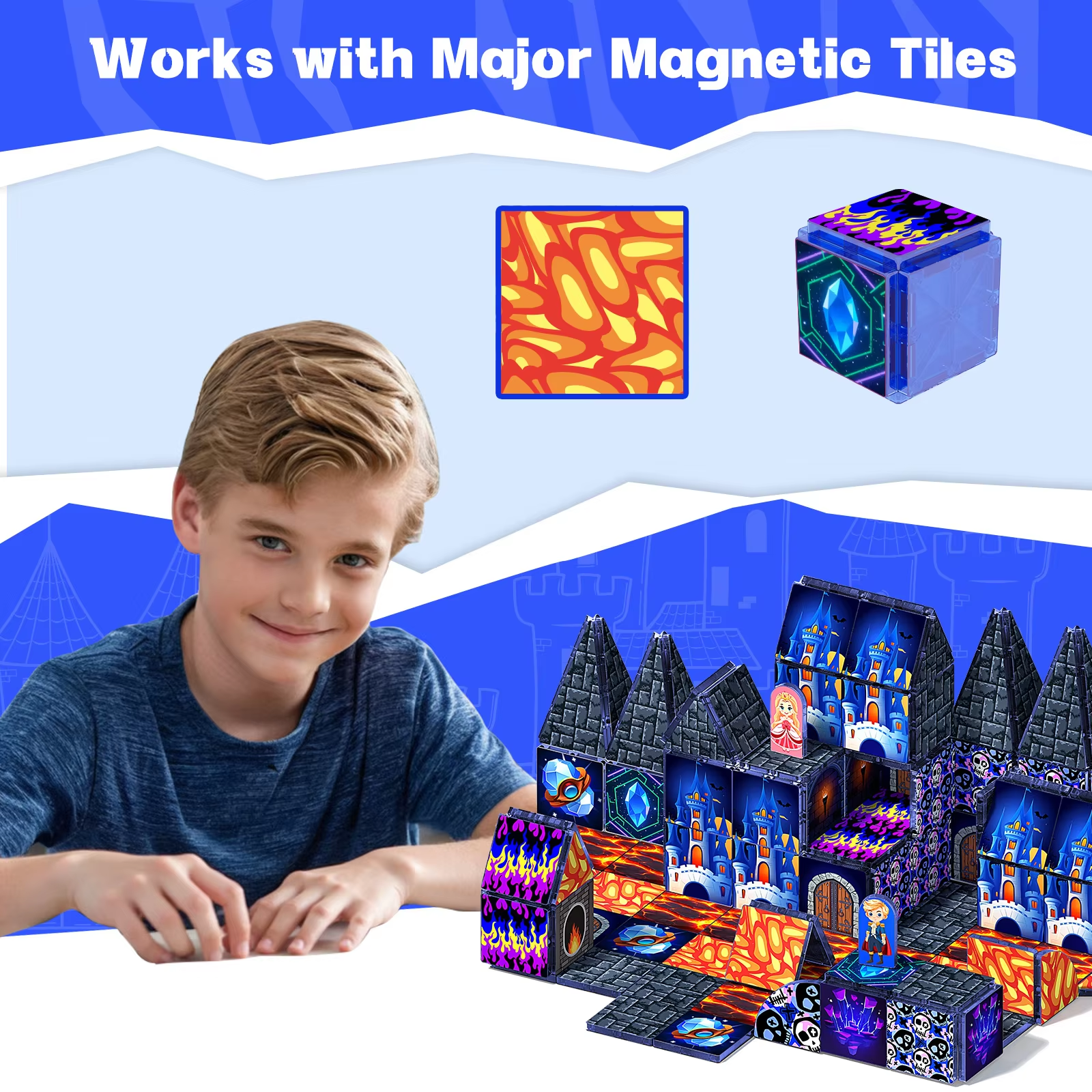 Magnetic Cube Building Blocks  - Kids Toys Blocks ulasan dan harga