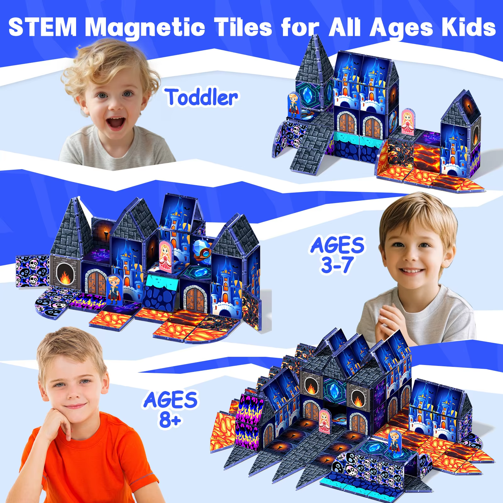Magnetic Cube Building Blocks  - Kids Toys Blocks ulasan dan harga