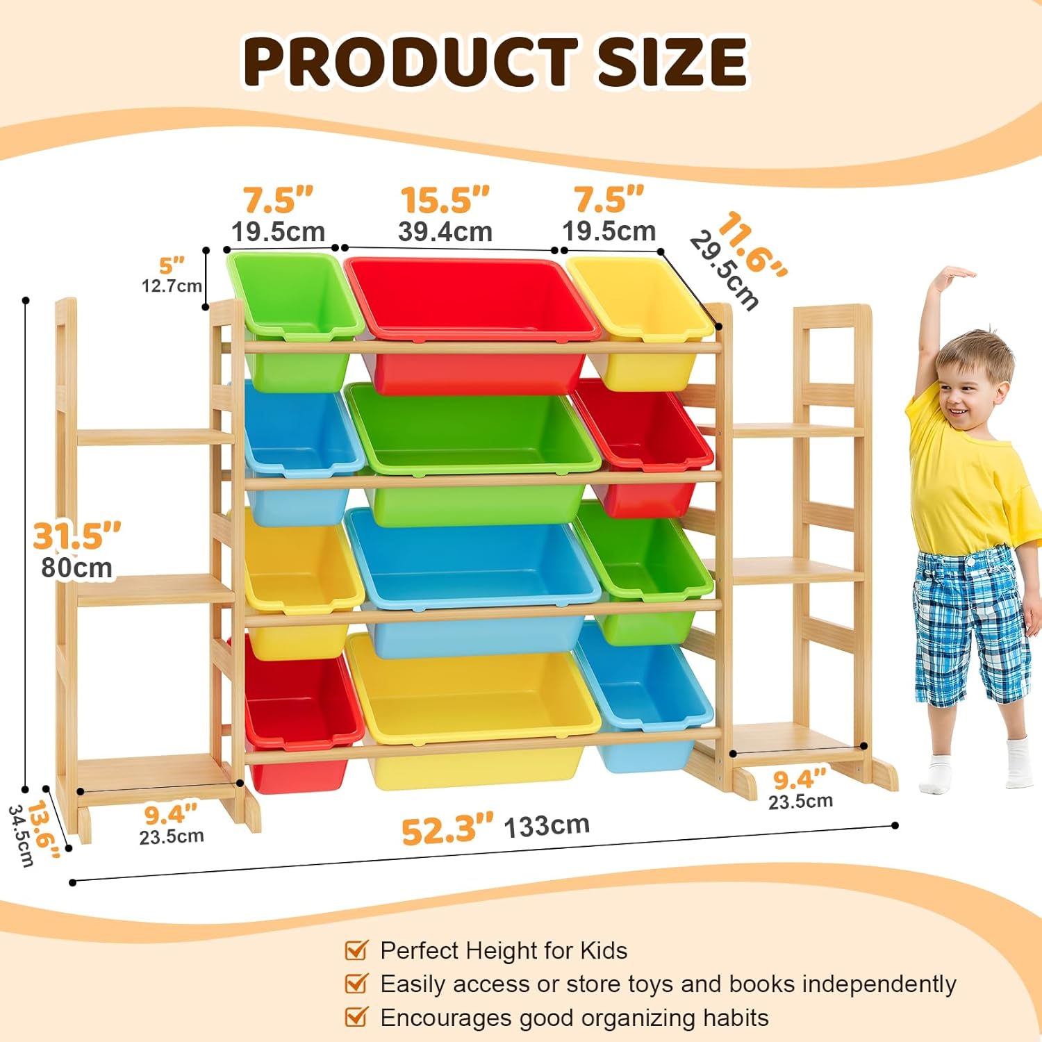 Toy Storage Organizer with 12  - Kids & Toys Expo Saudi Arabia ulasan dan harga