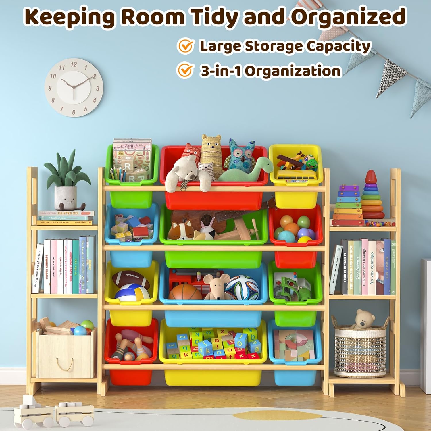 Toy Storage Organizer with 12  - Kids & Toys Expo Saudi Arabia ulasan dan harga