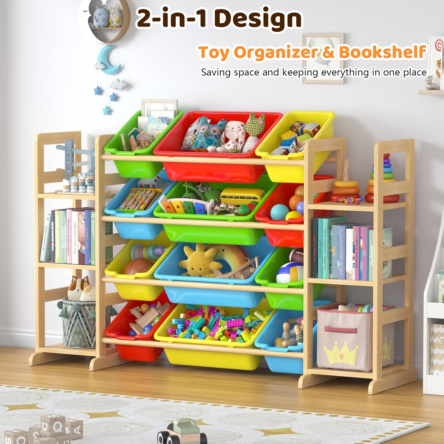 Toy Storage Organizer with 12  - Kids & Toys Expo Saudi Arabia ulasan dan harga