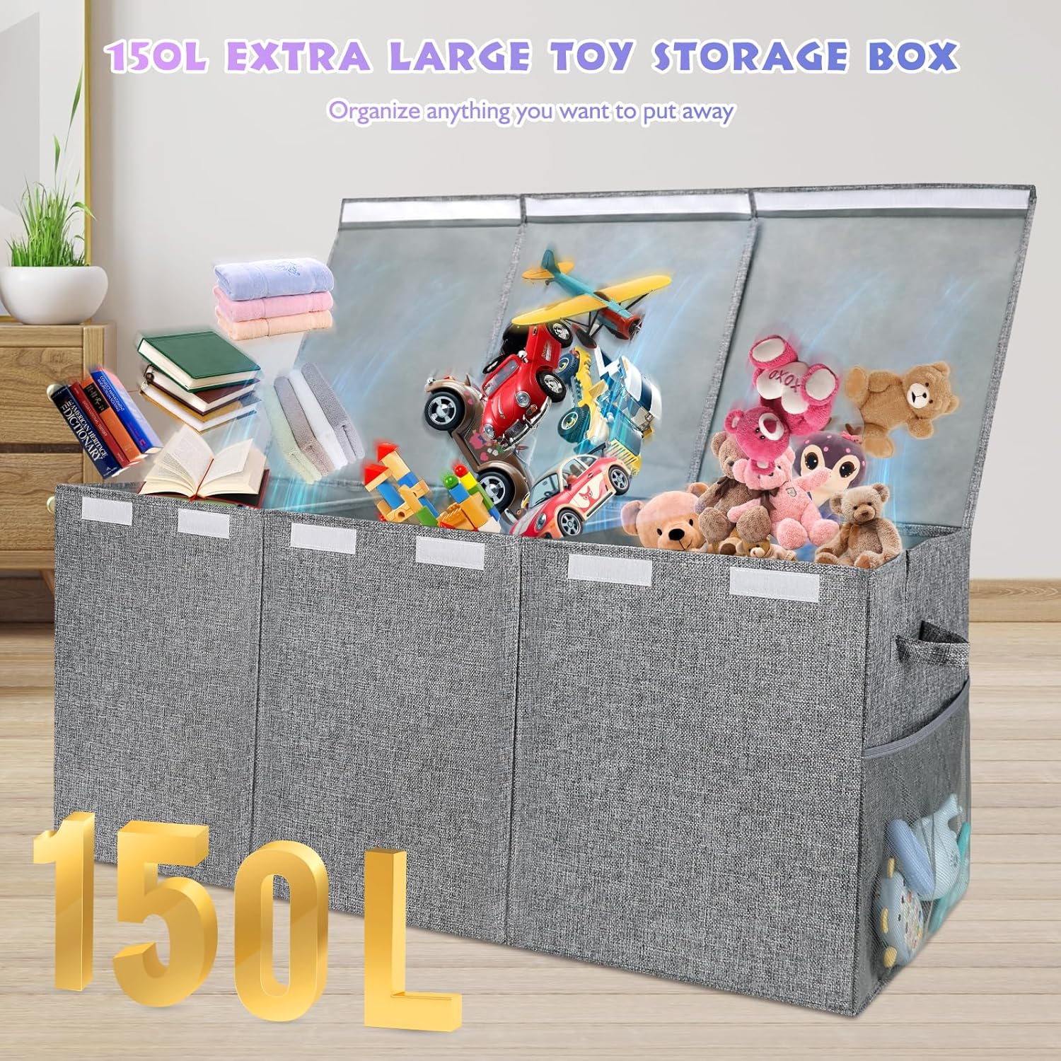 Large Toy Storage Organizer wi - Kids & Toys Expo Saudi Arabia ulasan dan harga