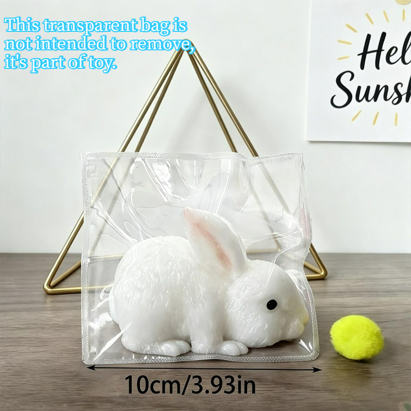 1/2/3PCS Fluffy White Rabbit S - Kids Toys Easter ulasan dan harga